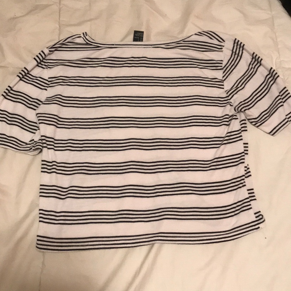 Black and White Stripped Tee